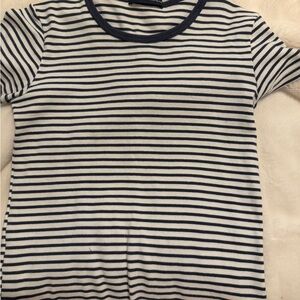 Navy blue striped brandy Mellville shirt